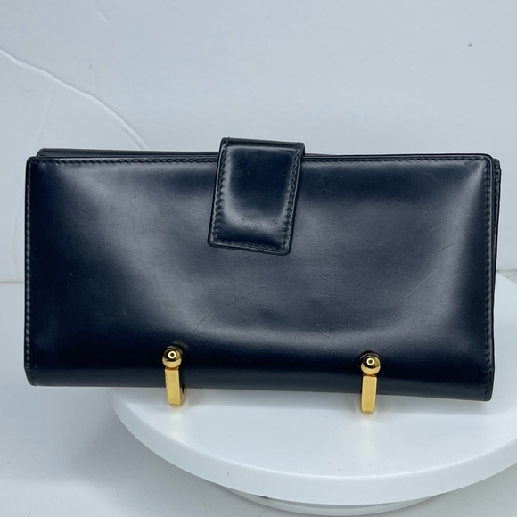 Authentic Gucci Long Wallet Black leather - Picture 3 of 9